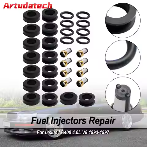 Artudatech Fuel Injector Repair Kits 23250-50020 Fit Lexus LS400 SC400 4.0L V8 1992-1997 LS 400 SC 4