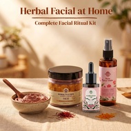 Inroots Herbal Facial Ritual Kit | At-Home Facial, Glow Skin Care, Ayurvedic Skincare Combo