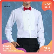 DM- Lightweight Men Shirt Regular Fit Men Shirt Men's Formal Dress Shirt Winged Collar Long Sleeve S