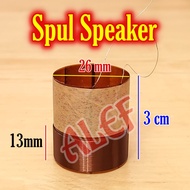Spul speaker diameter 26 spool spiker 5 6 8 inc acr audax dll Coil