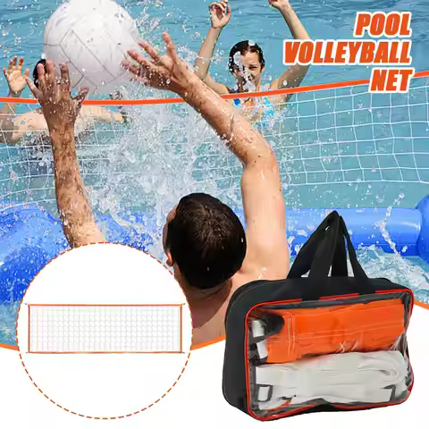 Pool volleyball net adjustable beach net 4.6 x 0.9 meters with a portable carrying Bag for pool game