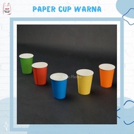 50pcs Paper Cups 9 oz Colorful Thick | Coffee Party Paper Cups, Quality Plain Coffee Cups