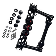 【Free shipping】 3D Skull Motorcycle License Plate Frame Number Plates Holder Motorbike Part T3EF