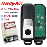 Motorcycle Key For YAMAHA T-MAX TMAX530 TMAX560 530 560 2017-2023 Key Fob ID49 Chip 315/433Mhz P/N B