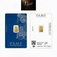 PAMP Suisse 1g Gold Bar 999.9 24K Lady Fortuna Queen Gold Pamp Suisse Original Sealed Cert Gold Bar 