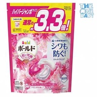 Ariel - 日本 P&amp;G 4合1 4D炭酸機能抗菌 洗衣膠囊 洗衣球 36粒 袋裝 (粉色 - 淡雅花香款) [平行進口]