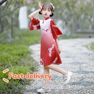 Little DR Cheongsam for Kids Girl Princess Dress hanfu Chinese New Year Teenage 2023 qipao Costume Children Baby Clothes Frozen Skirt ceongsam Girls baju budak perempuan