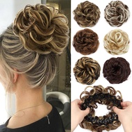 WIGSIN ผมปลอมแบบมัดผมปอยผมสังเคราะห์สำหรับผู้หญิงต่อผมยืดได้กิ๊บหนีบผมหนีบผมหยิกสั้น