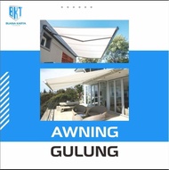 promo awning gulung kanopi lipat 2 Meter Bahan Kain Premium Bergaransi