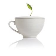 Tea Forte 白瓷附蓋咖啡杯 Café Cup