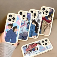 DN8 Detective Conan hp Plating Casing for Realme Reno Narzo C25Y A15s C12 C11 A16K A15 20 C21 C20 C2