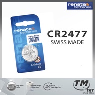 Renata CR2477N Battery Swiss Made 3V Lithium cr 2477 n