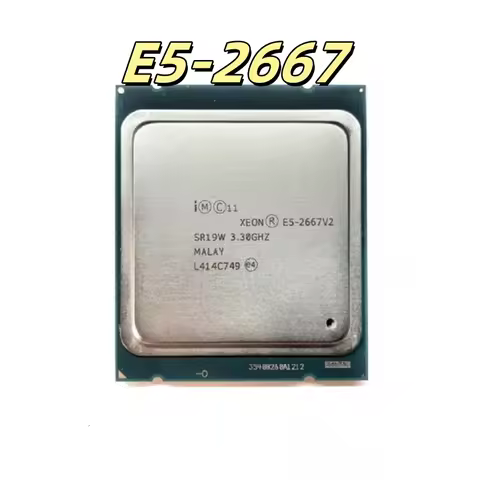 E5 2667 V2 2667V2 CPU 8-Core 3.3GHz 130W LGA 2011 Processor
