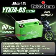 YTX7A / YTX7A-BS GEL SYM VF3i 185 MOTORCYCLE BATTERY KARISMA/COMEL/EVOZ/JETZ125/VR125/JET/POWER/PASS