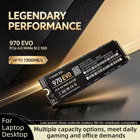 M.2 NVMe 970 EVO SSD High Speed 2280 PCIe 3.0 X4 Internal SSD For Laptop Desktop PC System And Data 