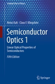 Semiconductor Optics 1 Heinz Kalt