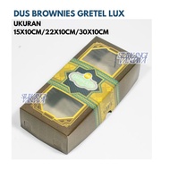 Gretel LUX Brownies Box Size 15x10cm / 22x10cm / 30x10cm (1pcs)