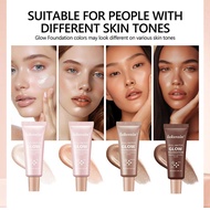 Glow Foundation Silky Natural Concealer Foundation Control Makeup Long Invisible Poreless H3w2