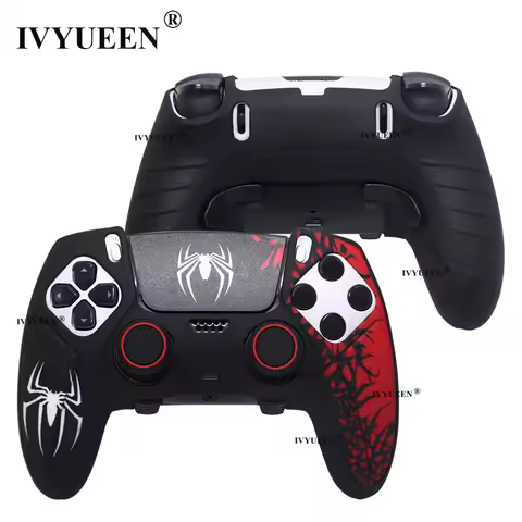 IVYUEEN Silicone Skin for PlayStation 5 PS5 Edge Controller Protective Cover Case & Touch Pad Sticke