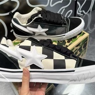bape Camouflage color blocked low top board shoes