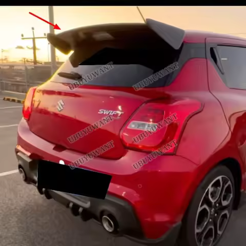 For Suzuki SWIFT Sport ZC33S 2018-2025 Carbon Fiber Car Rear Roof Spoiler