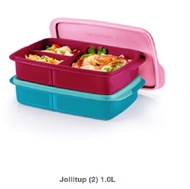 tupperware Jollitup lunch box divided  (2) 1.0L