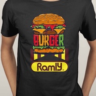 Ramly Burger Ayam Burger Daging Benjo mcdonald T-Shirt Men Cotton Short Sleeve T-shirt shirt O-Neck 