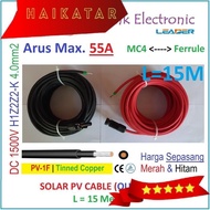 [MC4 --- Ferrule] PV Cable 1500V H1Z2Z2-K 4mm2 Tinned copper L=15M