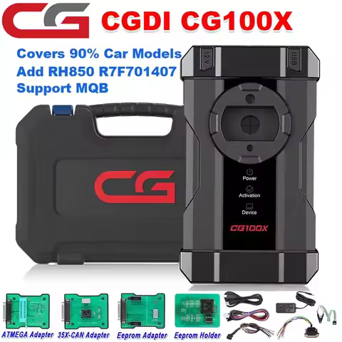 Newest CGDI CG100X New Generation Programmer for Airbag Reset Mileage and Chip Reading Support MQB G
