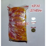 PLASTIC CLIP 2X3 CONTENTS 100 SHEETS / ZIPLOCK