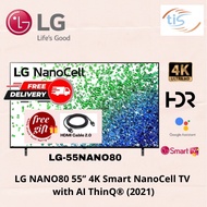 LG NANO80 55’’ 4K Smart NanoCell TV with AI ThinQ® LG-55NANO80 (2021)