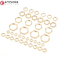 CHINK 40 PCS Lock Nut Assortment, Hex Thin Hex Lock Nuts, Assorted G1/8 G1/4 G3/8 G1/2 G3/4 G1 Pipe 