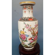 S/🌔Hand Painted Ceramic Vase Floor-standing ceramic vase Antique Pastel Vase Home Decoration Ceramic Vase NECK