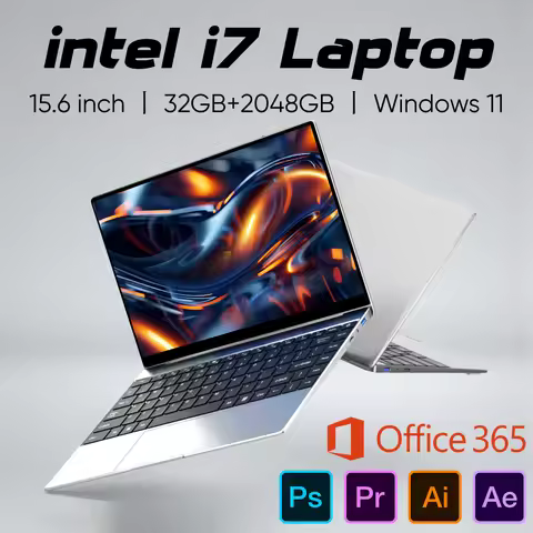 New Ultra Slim Laptop Intel Core i7 8650U 15.6" 32GB RAM 2TB SSD Gaming PC Office Study Computer PC 