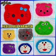 Keset Kaki Bulu Rasfur Karakter Kesed Lantai kamar Tidur Kamar Mandi Keset Rumah Minimalis keset Teb