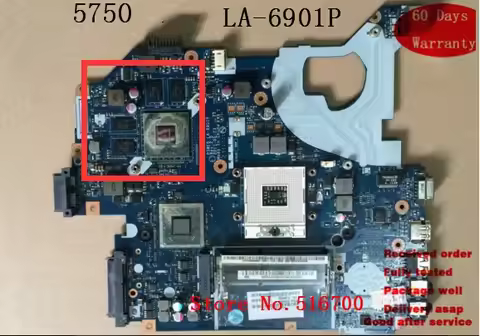 MB.RCG02.006 For ACER Aspire 5750G 5755G GT540M 1GB laptop Motherboard P5WE0 LA-6901P MBRCG02006