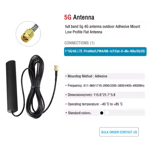 5G Multi-Band Patch Antenna 5G Cellular Modems Antennas CAT4 LTE Ethernet Gateway