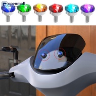 【OMALL】 M6 Motorcycle Bolt Cap Covers Crystal Style Decorative Screw Heads for License Plate & Fairi