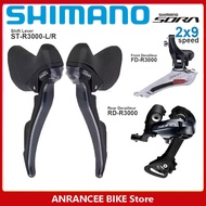 Shimano SORA R3000 Groupset 2x9 Speed Road Bike R3000 Shifter Front Derailleur Rear Derailleur For R