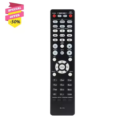 New RC-1173 RC1173 Remote Control Compatible With Denon AV Receiver PMA-520AE PMA-720AE PMA-720 DCD-