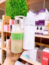 TẨY DA CHẾT PETIT COCHON BODY WASH SCRUB LOẠI BỎ MỤN LƯNG VIÊM NANG LÔNG MUỐI BIỂN 250ML CHÍNH HÃNG