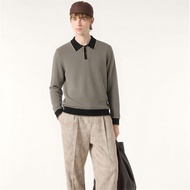 1UNQ Italy Loro * LP Autumn Winter New Style Men's Classic Fashion Lapel Button Business Long-Sleeve