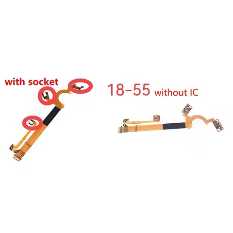 1PCS NEW For Fuji 18-55 Anti Shake Line Lens Cable With Socket Xf18-55Mm F2.8-4 Maintenance Replacem