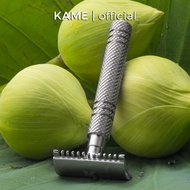 KAME (คาเมะ) มีดโกนพระ รุ่น KMS95 ด้ามสแตนเลส304 มีดโกนปลงผม