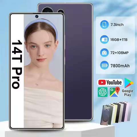 NEW HD Mobile Phone Protective Film Used for 14T Pro 7.3HD Smartphone Accessories 7800mAh Cell Phone