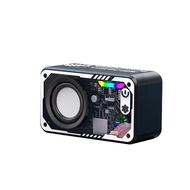 Speaker Bluetooth universal multifungsi dengan speaker ganda meriam mecha transparan subwoofer speak