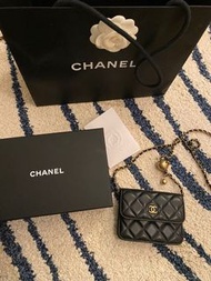 Chanel 金球腰包 chain belt bag 絕版 mini bag