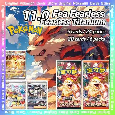 Simplified Chinese PTCG SV 11.0 Fearless Crystal Authentic Sealed Booster Pack Pokemon Game Collecti