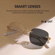 Anti Cyxus Blue Light Glasses For Women Men Photochromic Radiation Protection Uv400 Sunglasses