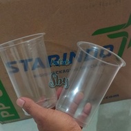 Starindo Plain Flat 18 Oz Plastic Cup 7 Grams Starindo 18 Oz Pp Cup/ 18 Oz Plastic Cup/